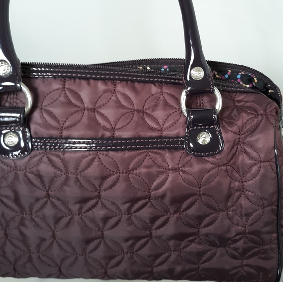 Vera Bradley pulm quilted handbag - Picture 3 of 8